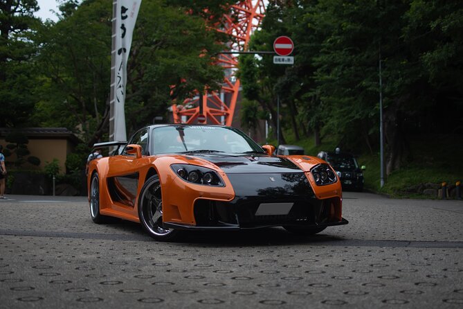 1-Hour Tokyo Tour in Tokyo Drift Mazda RX7 - Tokyo Tower + RX-7: Your Best Photo Shot