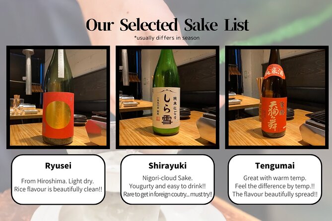 10 kinds Sake Tasting Experience in Tsukiji with local!! - Price and Value: Is $62.40 Worth It?