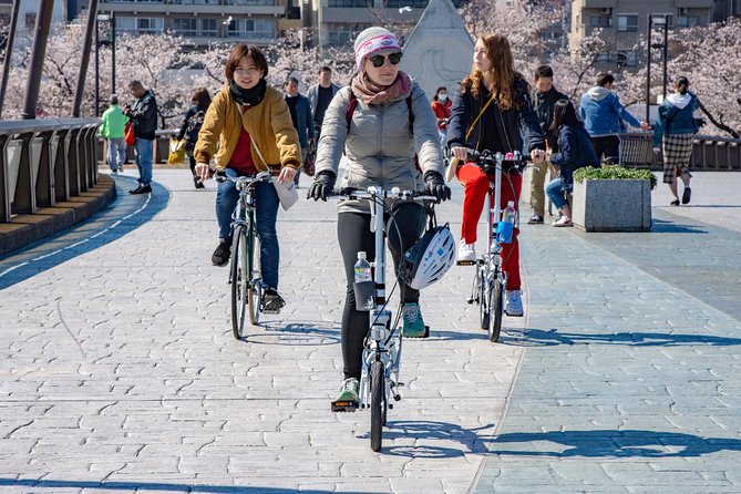 2.5 Hour-Guided Cycle Tour in the Central Tokyo - Sumida River Bridge Crossing and Riding Under Tokyo Skytree