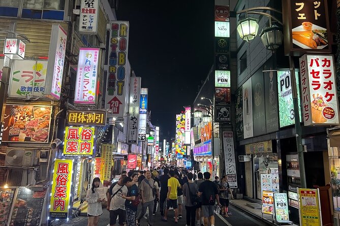 4 Hours Shibuya - Shinjuku Night Tour - Dogenzaka and Love Hotel Hill: Tokyo Odd, Fun, and Fast