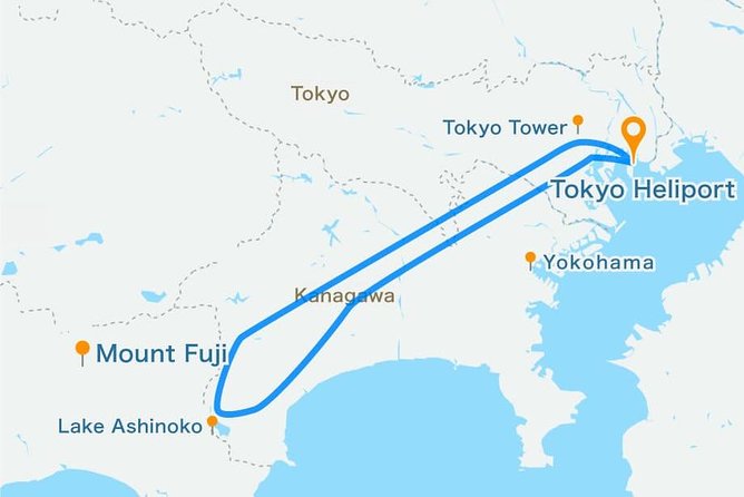 75-Min Mt. Fuji Half Day Private Helicopter Tour - From Tokyo Heliport to the cockpit view: your timing and on-board rhythm