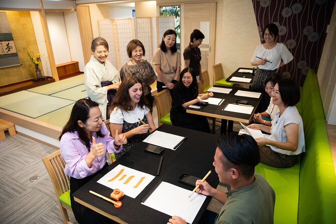 Asakusa Calligraphy Workshop Craft Your Own Art in Tokyo - Brush Control, Stroke Order, and the Stuff Books Miss