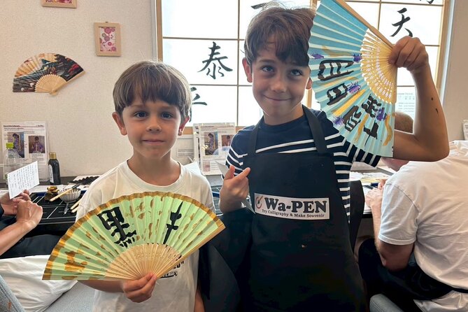 Asakusa:Japanese Calligraphy & Make your original folding fan! - From Brush Basics to the 8 Strokes: What You Learn First