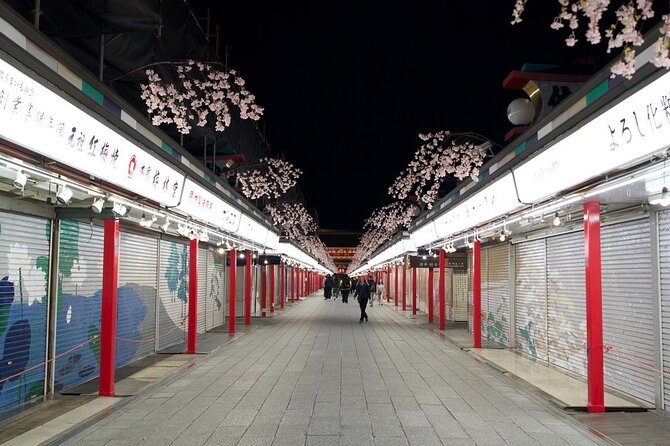 Asakusa Night Evening Walking Tour with English-Speaking Guide - Asakusa at night: what this 1-hour walk gives you