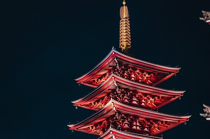 Asakusa Night Evening Walking Tour with English-Speaking Guide - Stop 2: Nakamise Shopping Street for snacks and souvenirs (without overbuying)