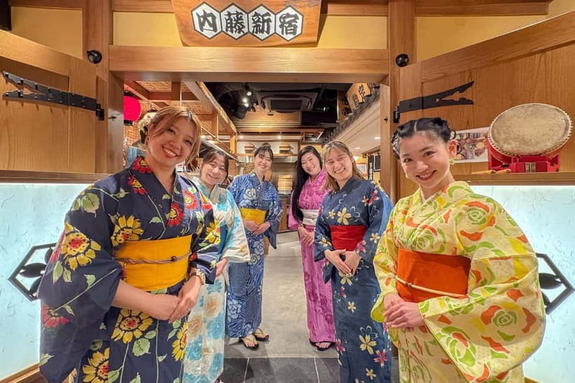 Bon Dance IZAKAYA in Shinjuku, Tokyo - Bon Odori Meets Edo-Style Dinner in Kabukicho