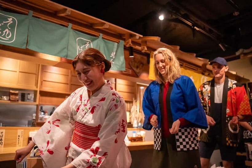 Bon Dance IZAKAYA in Shinjuku, Tokyo - What’s Really on the Table: Sushi, Tempura, and Summer-Festival Comfort