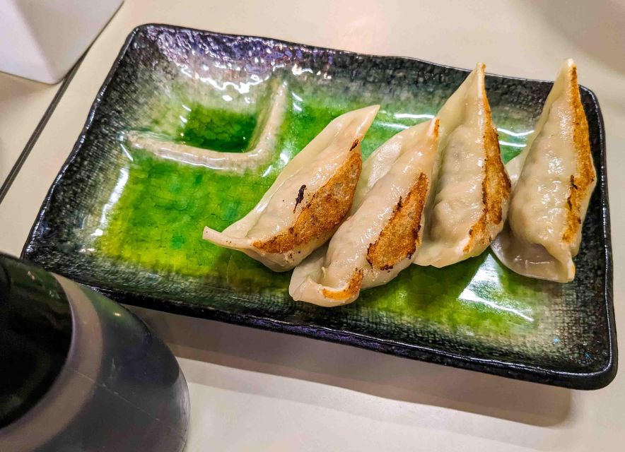 Breakfast Ramen Tour in Shinjuku, Tokyo - Second Ramen Shop Stop: Mini Bowl Plus Gyoza, Then Tonkotsu Talk