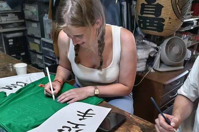Calligraphy on T-shirt or lantern near Skytree Tokyo - Key Highlights You’ll Actually Care About