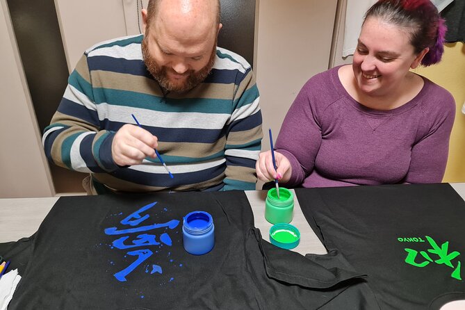 Calligraphy on T-shirt or lantern near Skytree Tokyo - Price and Value: Is $38 Worth It?