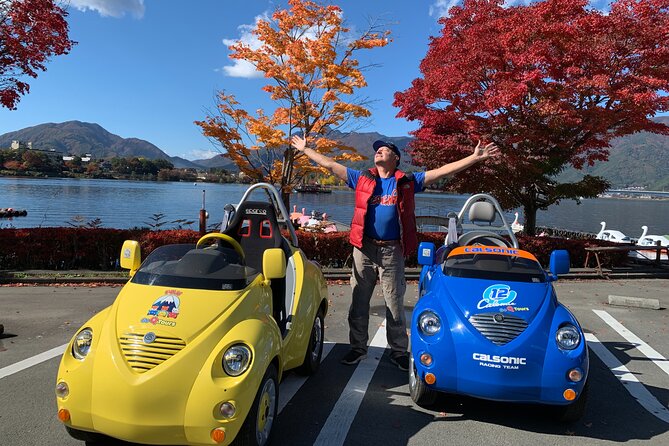Cute & Fun E-Car tour following guide around Lake Kawaguchiko - Key things that make this tour work well