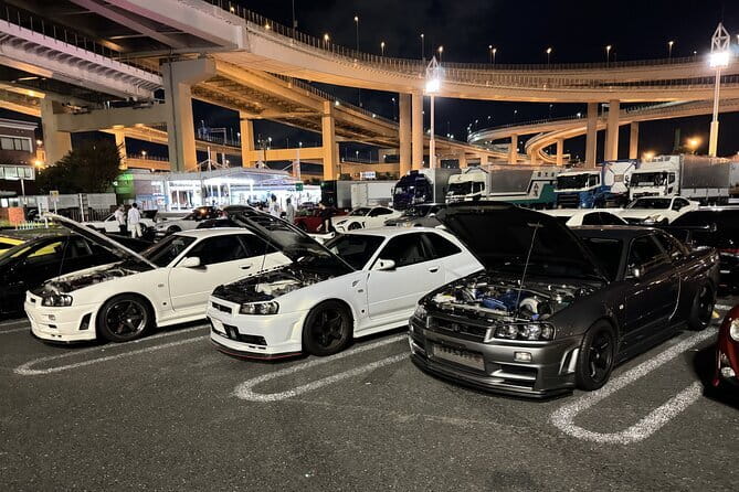 Daikoku Car meet & Tokyo Private JDM Night Tour in 700HP R34 GT-R - Why a 700HP R34 GT-R Night Tour Feels Like Tokyo for Car People