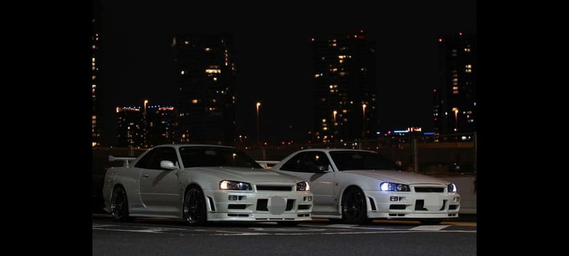 DaikokuPA:A private Daikoku tour in a customised R34! - Rainbow Bridge Pass-By: The Tokyo Photo Moment