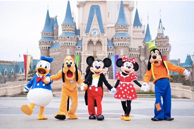 DisneyLand/Sea Ticket & Private Morning Ride from Hotel in Tokyo! - A Full Day in Tokyo Disneyland or DisneySea (With Less Transit Stress)