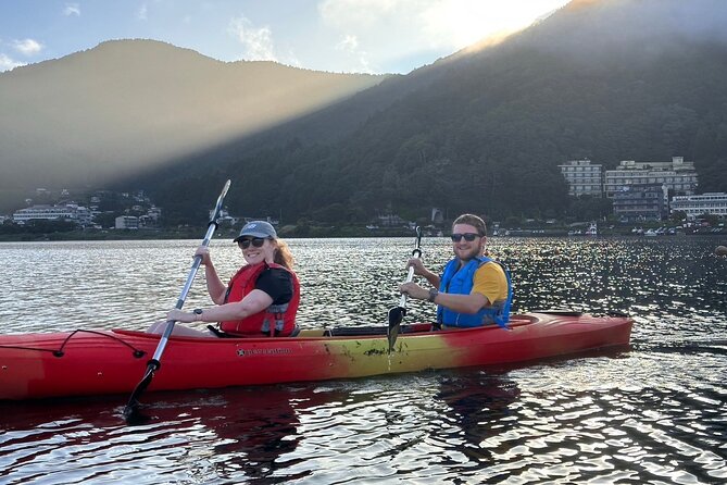 Early Morning Kayaking With Views of Mt Fuji at Lake Kawaguchiko - On the water: calm rhythm, misty Fuji, and guide-led photo stops