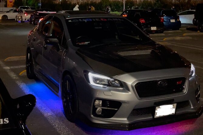 EVO, WRX, Skyline – JDM Night Run to Daikoku Car Meet - Riding a WRX, EVO, or Skyline in passenger mode