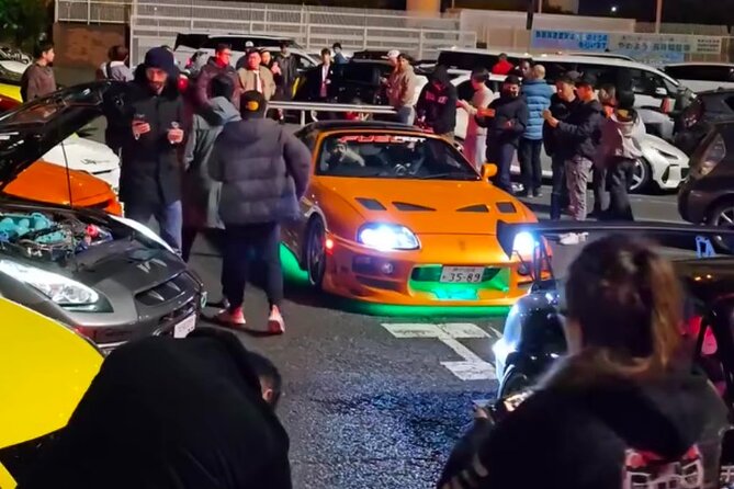 EVO, WRX, Skyline – JDM Night Run to Daikoku Car Meet - Autobacs Shinonome and A-pit time: photos and shopping