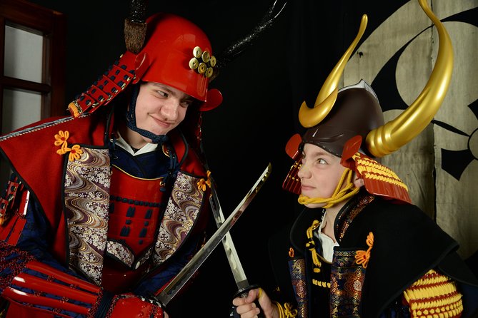 Experience of Samurai and Samurai license of Samurai Armor Photo Studio - Your Souvenirs: SD Card, T-Shirt, and a Samurai License