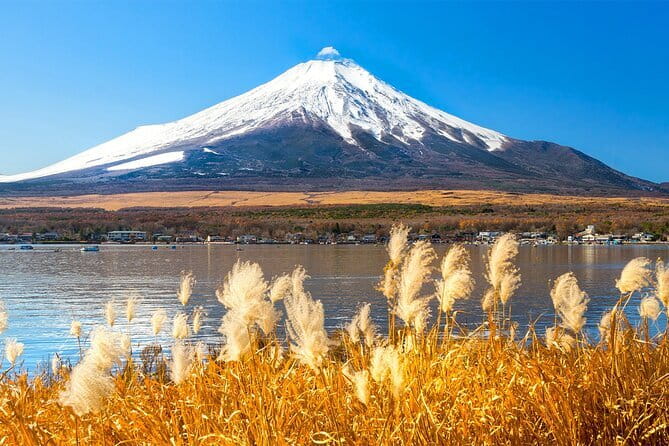 Full Day Tour at Mt. Fuji, Onsen, Lake Kawaguchi and Yamanaka - Stop 2: Mt Fuji 5th Station (Apr 26–Sep 30) for high-altitude presence