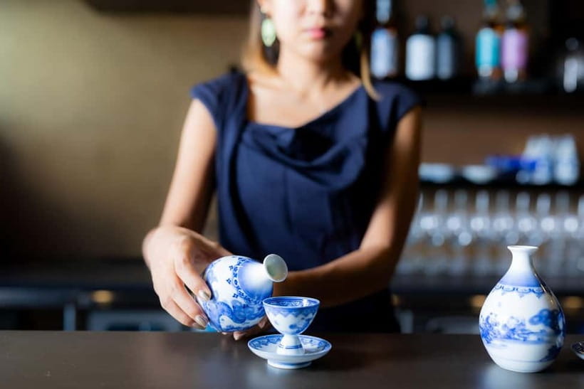 Ginza, Tokyo: Sake Experience with traditional vessels - The Tasting Flow: Three Sakes, Served With Purpose