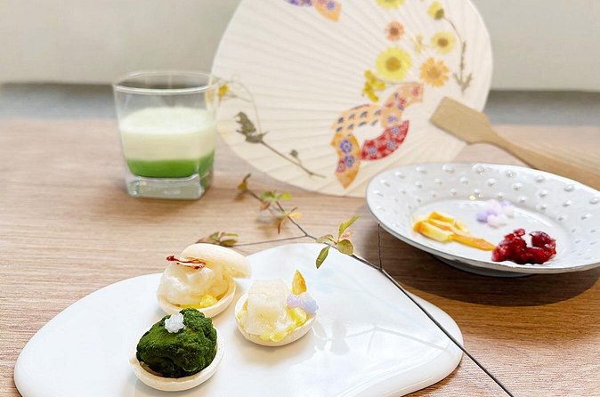 Hands-On Japanese Craft in Tokyo with Mochi Wagashi & Matcha - Two wagashi: modern monaka and a Kokedama-inspired sweet