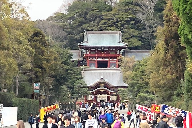 Historic Kamakura: Temples, Shrines and Street Food Private Walking Tour - Tsurugaoka Hachimangu Shrine and the Museum of Treasures