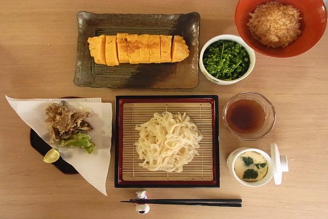 Japanese Cooking and Udon Making Class in Tokyo with Masako - A Tokyo Home Kitchen With Masako’s Calligraphy Name Tag