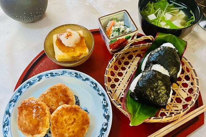 Japanese Cooking class in Tokyo - Tofu Course: Agadashi, Tofu Burgers, Shiraae, and Rice Balls