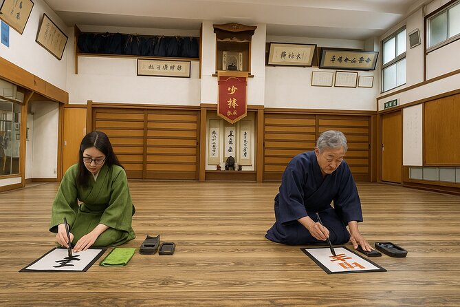 Japanese culture and calligraphy in Tokyo! - Optional Kimono Rental and Wearable Add-ons