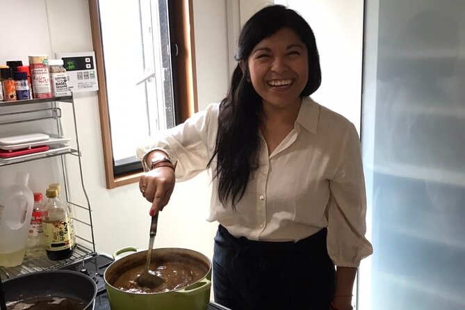 Japanese Home Cooking Class & Walk in Todoroki Temple Tokyo - Drinks and meal time: you eat together, with what you made