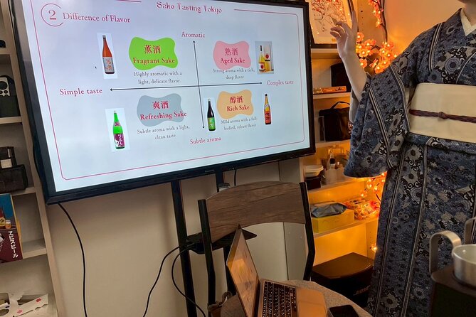 Japanese Sake Tasting and Masu Crafting Experience in Tokyo - Tasting 5–6 sakes, including kanzake: snacks that actually teach you something