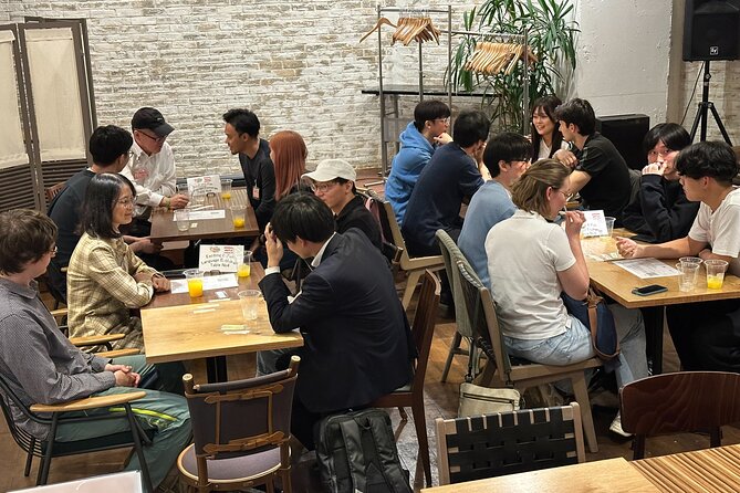Japanese Speaking Experience Meet the locals Friend Cafe Shibuya - Topic cards and prompts: what you’ll talk about when you run out of words