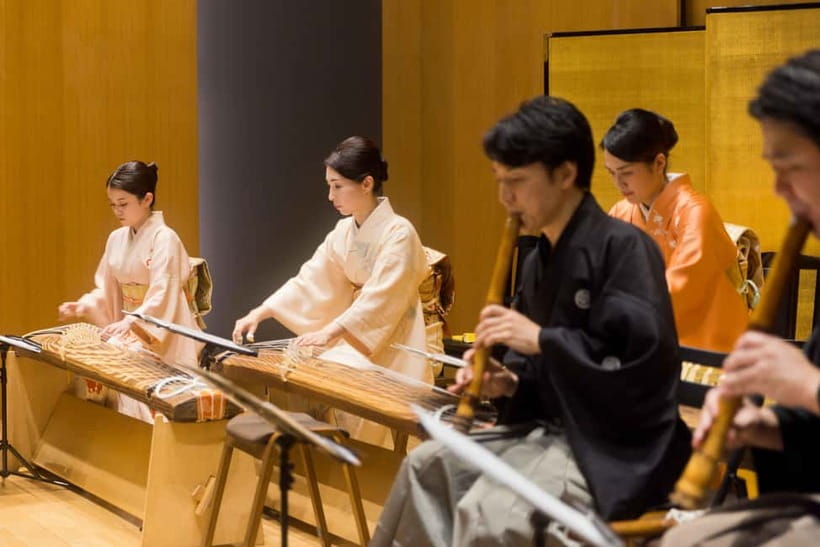 Japanese Traditional Music Show in Tokyo - The instruments: koto, shamisen, shakuhachi, and taiko in one hour