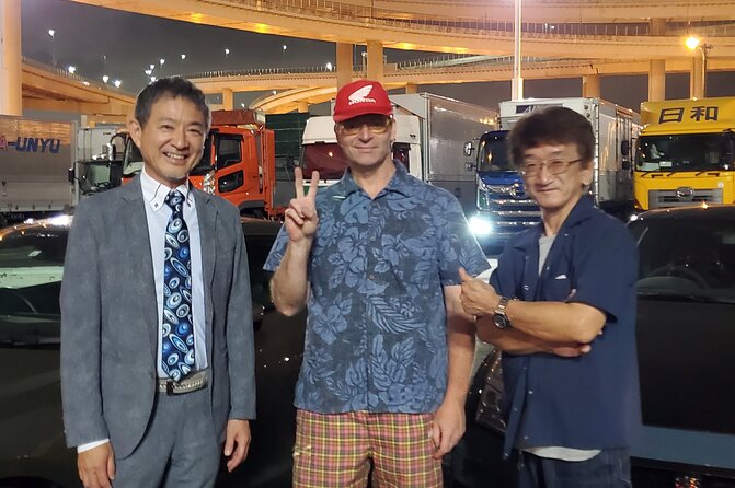 JDM Itasha trip to famous car meet up spot Daikoku Parking - “Arrive in style” is real: the car ride sets the tone