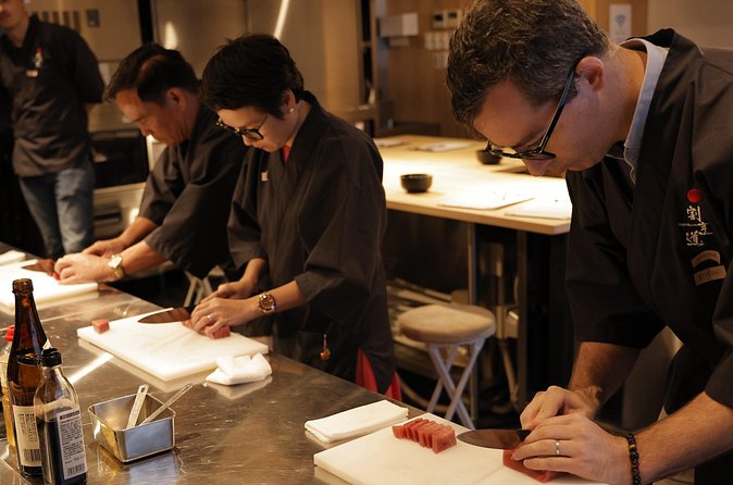 Kaisendon and Sashimi Cutting Workshop - Hands-On Cutting: Flour Dumplings to Real Sashimi