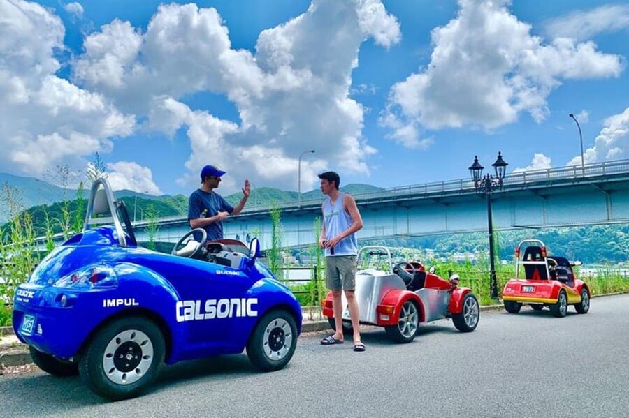 Lake Kawaguchiko: Electric Mini Car Guided Tour - Coffee break, flower parks, and local calm you might miss
