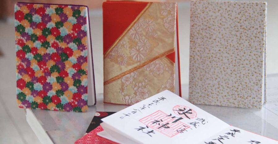 Make a temple stamp book with artist - A Goshuin Notebook Workshop Near Shibuya