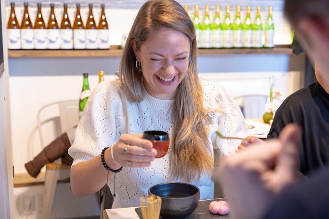 Matcha Making Class in Tokyo with Authentic Japanese Sweets Set - Photos, tools, and the calm of doing it the slow way
