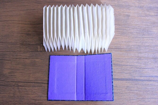 Mini Origami Lamp and Mizuhiki knot Belt Workshop in Ueno - Tea and sweets break: Japanese paper tea you won’t forget