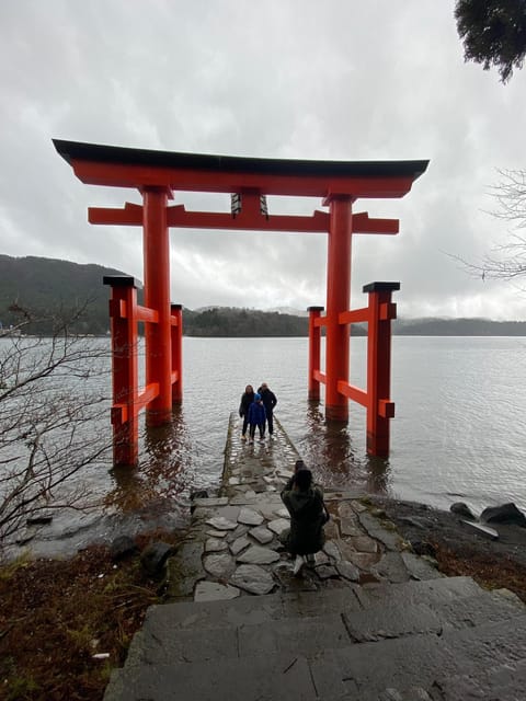 Mount Fuji - Hakone & Onsen Full Day Private Tour - Lake Ashi Cruise: Mt. Fuji Views and the Red Torii Moment