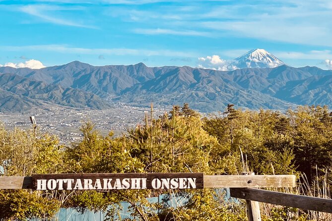 Mt FUJI - Panoramic Tour w/ Hoto Lunch, JP Sake & Onsen tatto OK! - Fujiyoshida and Sweet Stops: Fuji in the Townscape