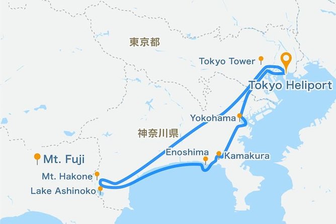 Mt. Fuji & Tokyo Helicopter Tour【90 mins】 : Close to Mt.Fuji! - What “90 minutes” really means: total time vs flight time