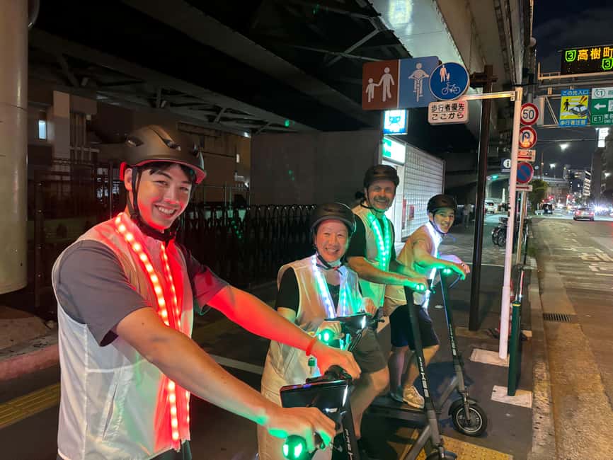 Night E-Scooter Ride to Tokyo Tower - No License Needed - Key things to know before you go