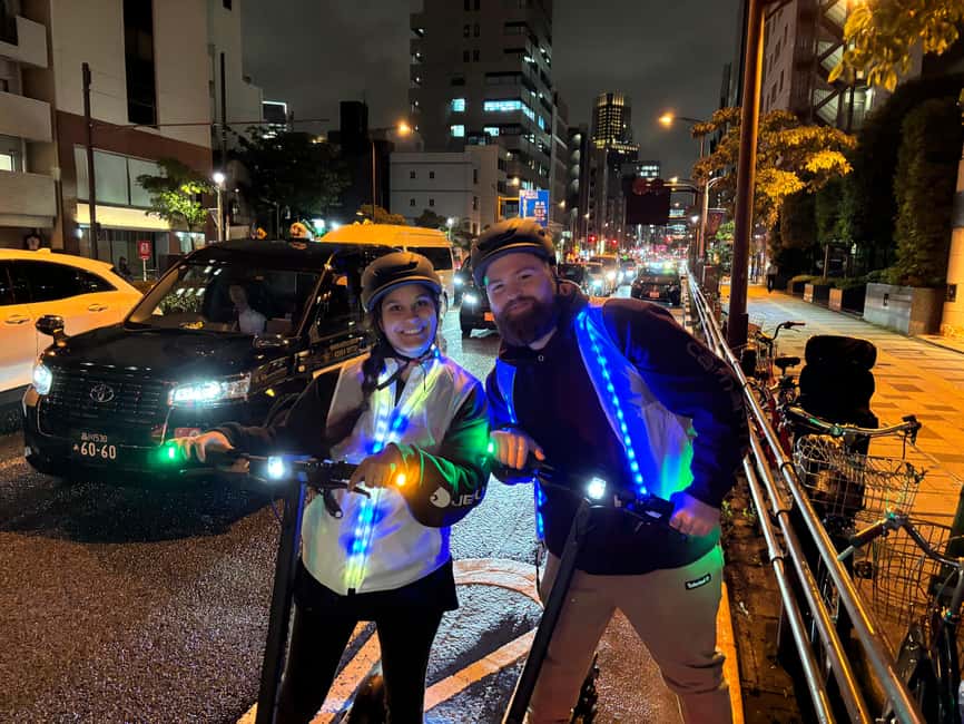 Night E-Scooter Ride to Tokyo Tower - No License Needed - How “no license needed” works in real life for first-timers