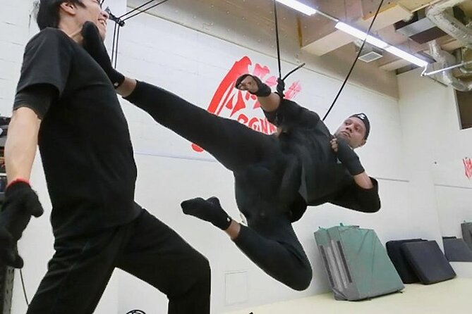 Ninja Wire Action Experience - Learning the Ninja Wire Action Moves (Three Sequences + Sword Choreography)