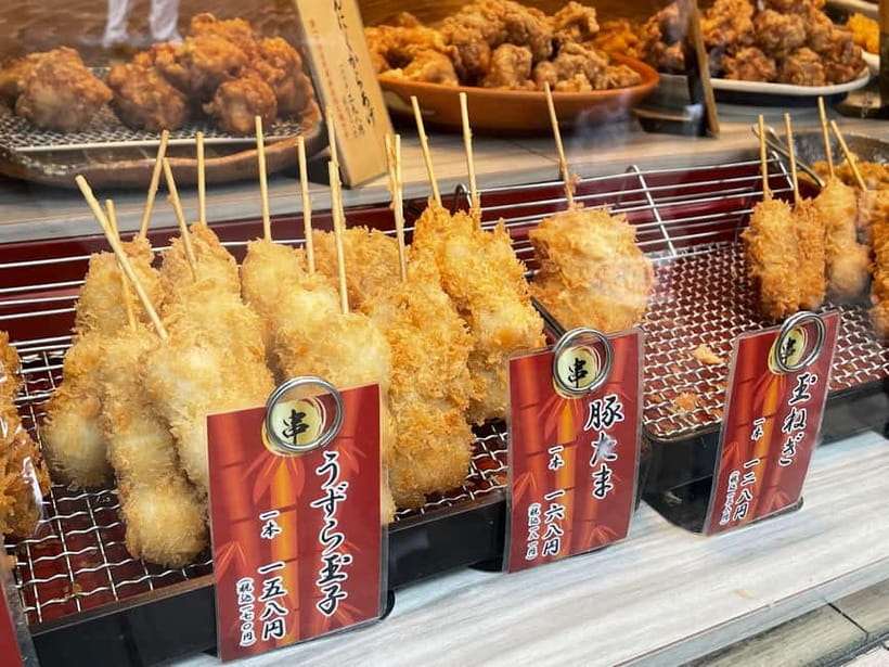 NO DIET CLUB - Unique local food tour in Tokyo ! - The Tastings: Takoyaki, Omurice, Curry Pan, and Sweet Hits