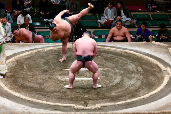Official Sumo Tournament Ticket with Guided Experience - The guide factor: why names like George, Cesar, Lily, and Ethan matter