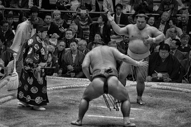 Official Sumo Tournament Ticket with Guided Experience - Before the arena: Former Yasuda Garden in 30 minutes