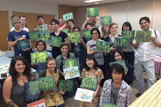 Paint and wine experience: Shibuya enjoying seasonal Japanese culture - The 3-Hour Flow: What Happens at 13:30, 14:45, and 15:45