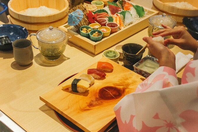 Popular Sushi Making Class near Tokyo Tower - Dress-up, photos, and the little extras that make it memorable
